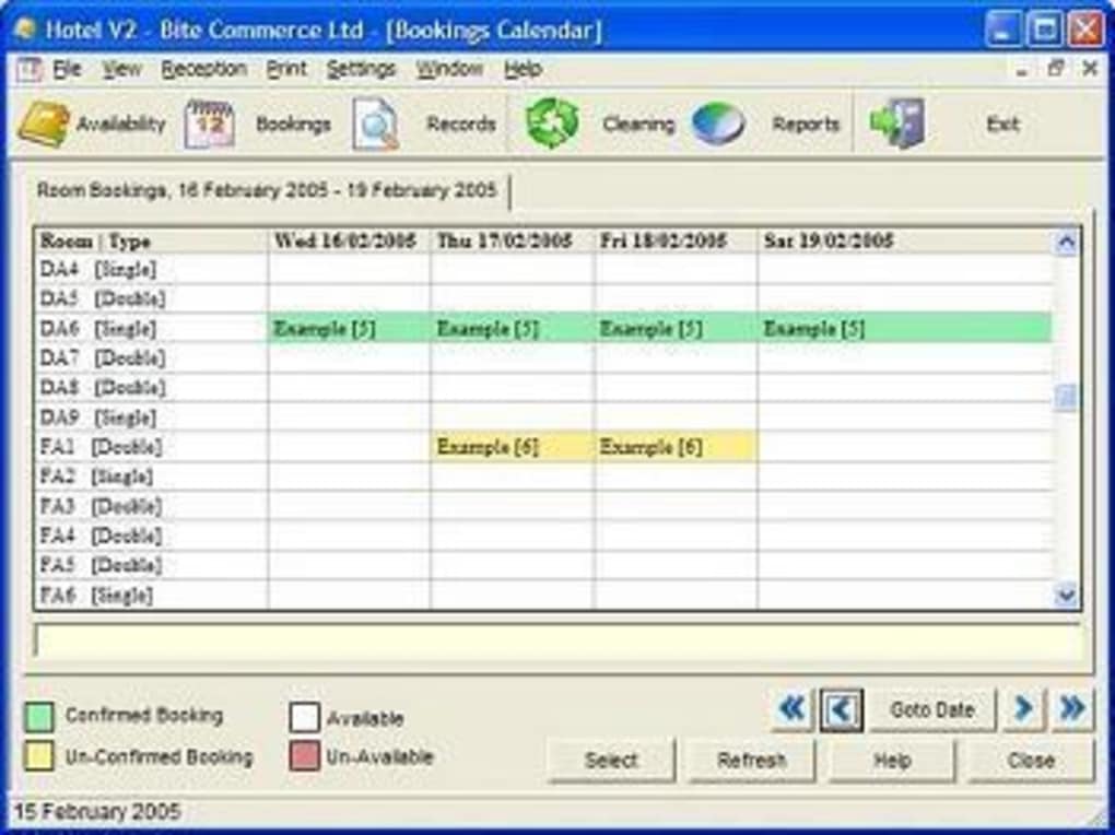 booking software download